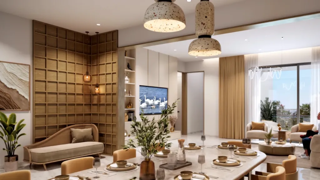 Five Oaks Living and Dining with 11 FT Ceilings